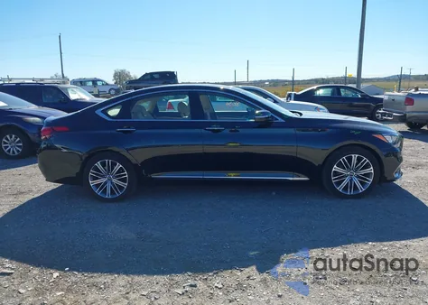 2018 Genesis G80 3.8 из США, поврежденный, VIN KMHGN4JE9JU249033